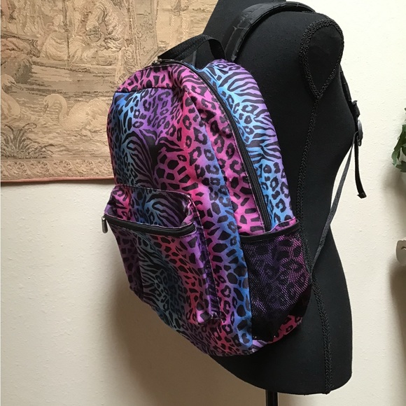 GLOBAL DEGREE Backpack, black/pink/blue - Picture 5 of 12